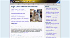 Desktop Screenshot of jumpseatnews.com